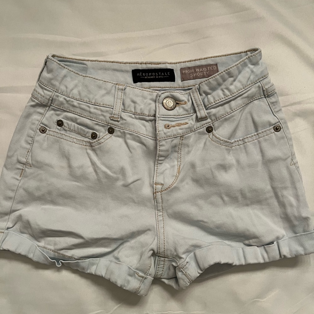 Areopostale Jean shorts (high waisted shorty)